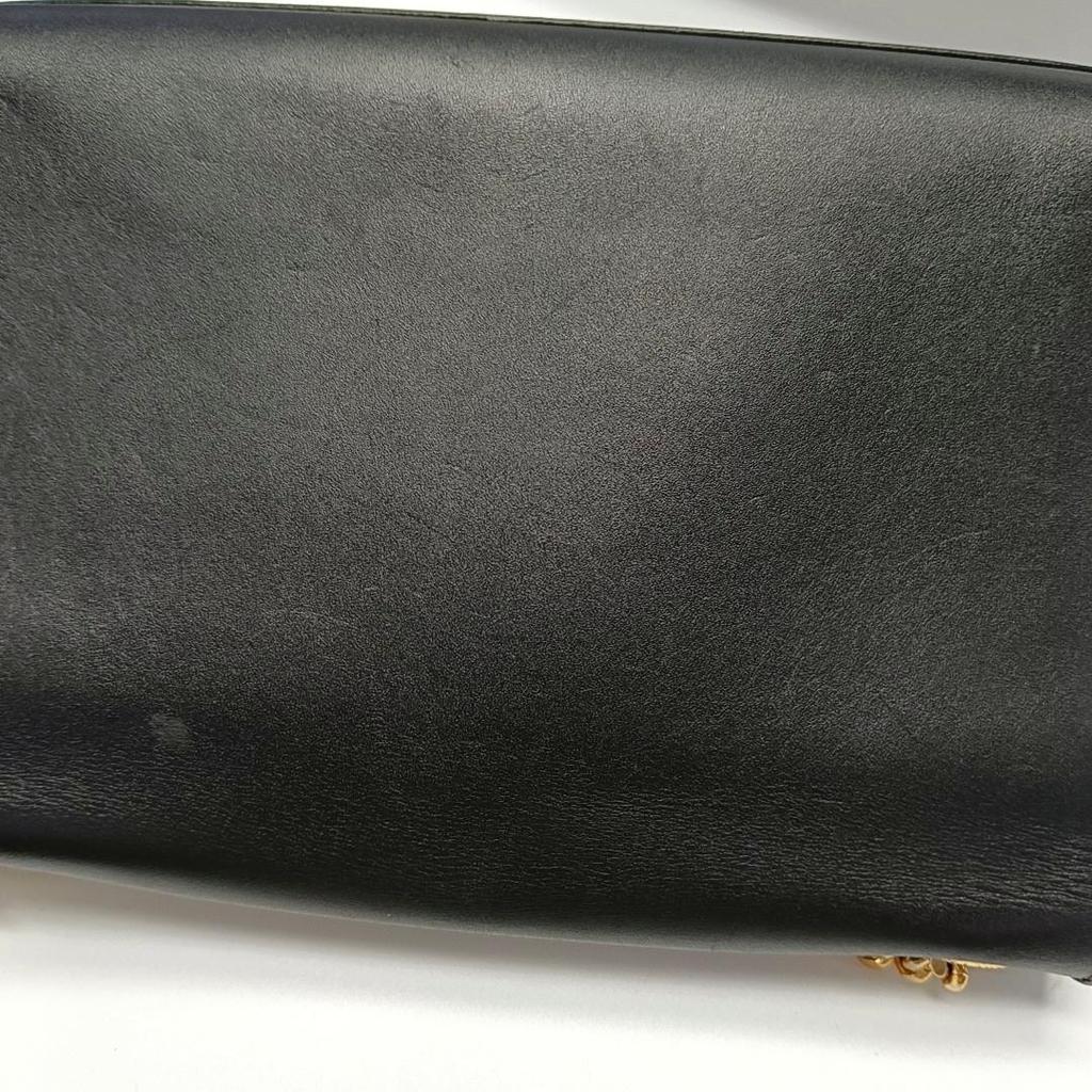 [Naudotas] Ysl Kate Auksinio Logotipo Grandinėlė Lygios Odos Kutai Peties Rankinė - Geros Būklės #1LVX4KR