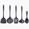 Silicone Kitchenware Set: Non-stick Spatula, High-Temperature Stir-fry, Rice & Soup Spoons, Slotted Spoon