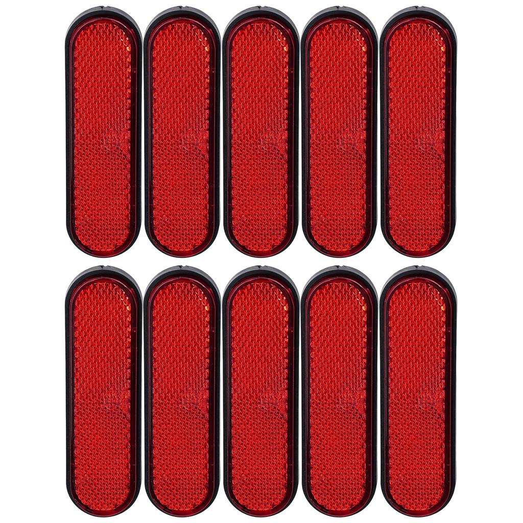 Riflettore Universale Autoadesivo Adesivo di Avvertimento Moto E-bike Sicurezza Notturna Piastra Riflettente Accessori Auto Camion Rimorchio