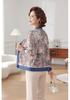 Middle-aged Women's Spring/Fall Knit Cardigan & T-shirt Set - Plus Size Stylish Two-piece