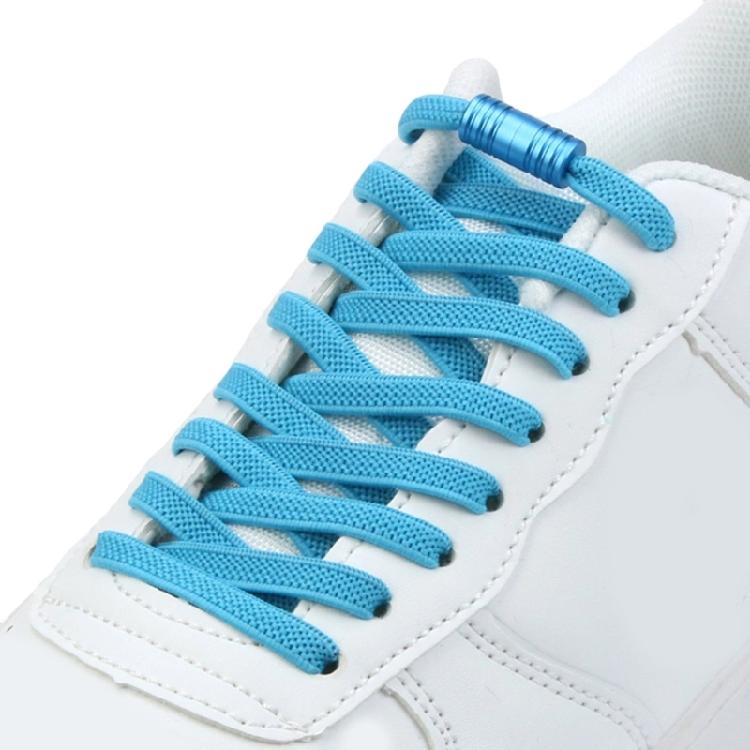 Metall-Aglets Elastische Schnürsenkel Strapazierfähig Abriebfest Schuhbänder Einfache Montage Perfekt Für Kinder Erwachsene Senioren