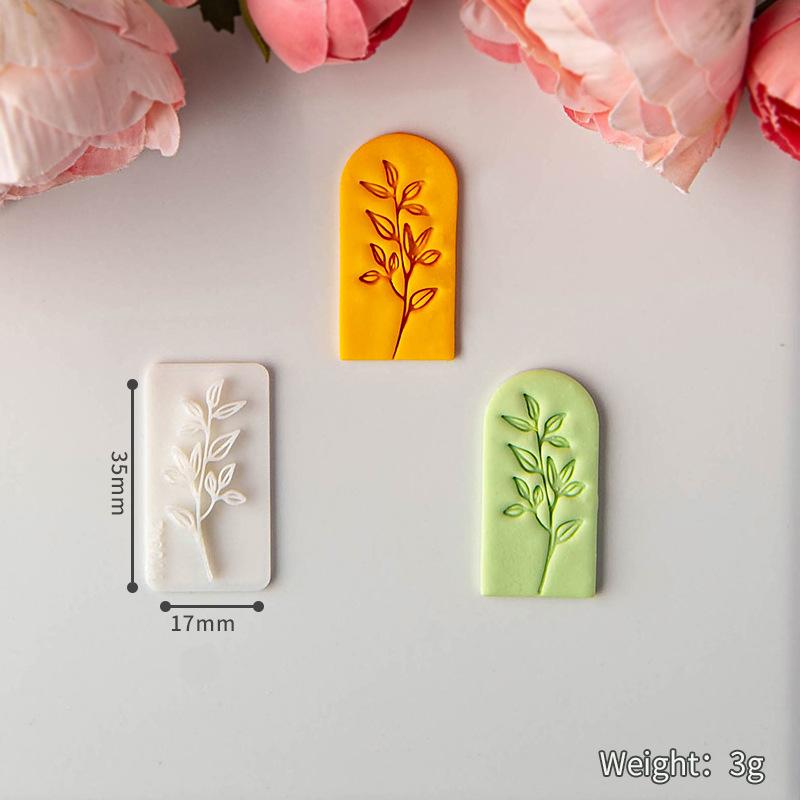 Fresh Flower Clay Soft Pottery Earrings Molds Are Suitable for Making Handmade Diy Jewelry Pendants Polymer Clay Tools