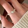 Puppy Pearl Elastic Rope Ring: Chic, Luxurious, and Versatile Index Finger Ring for Women