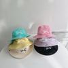 Korean Style Candy Color Bucket Hat Quick-dry Children's Fisherman Hat Summer Kid Sunhat  Baby