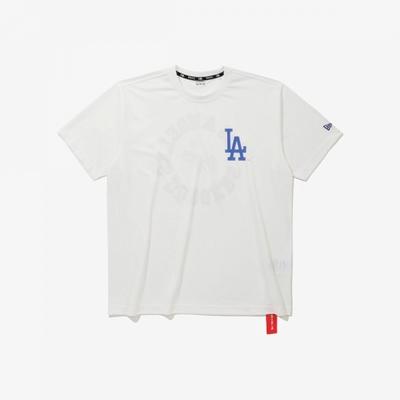 New Era Mlb La Dodgers Mesh T shirT Off whiTe 15147533