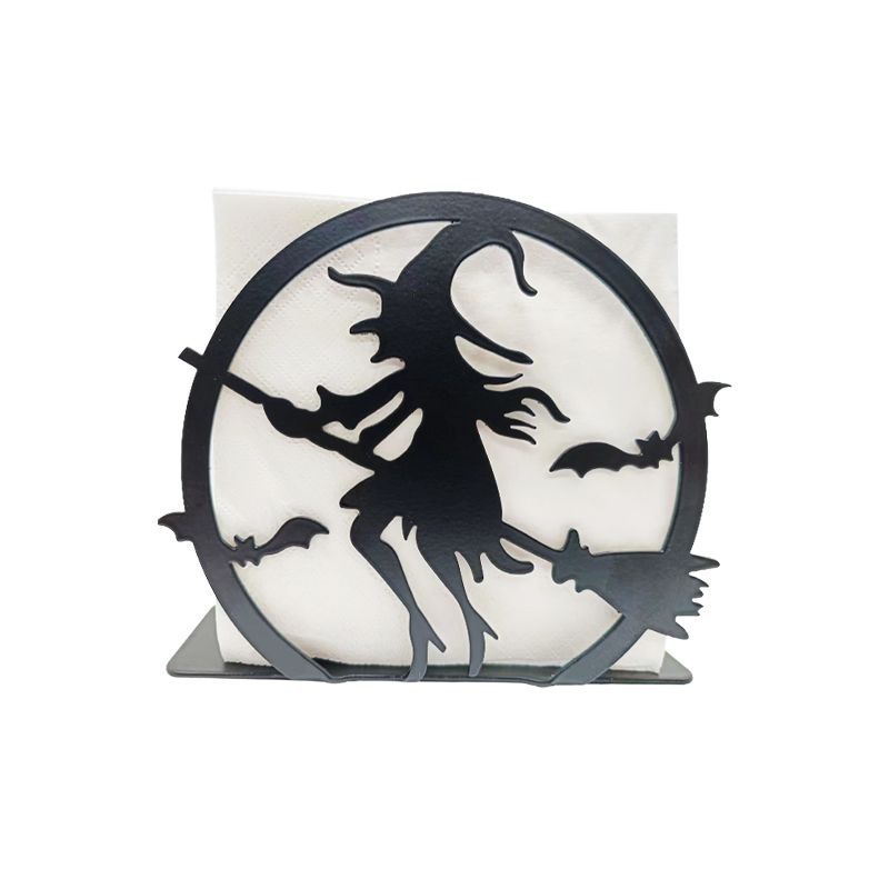 

Форма ведьмы Художественное железо Коробка для салфеток Большая Нордический стиль Креативный Отель Западный ресторан Кафе Настольный держатель для салфеток