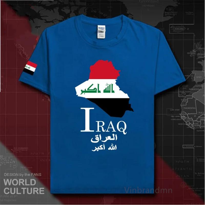 Republic Of Iraq Iraqi Irq Baghdad Unisexs T Shirt New Top Tshirt Short Sleeve Clothes Sweatshirt National Team Summer Fashion Tee