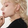 Vintage Geometric Irregular Curve Clip Earrings For Women Ear Cuff Wrap Non Pierced Earings Fashion Jewelry