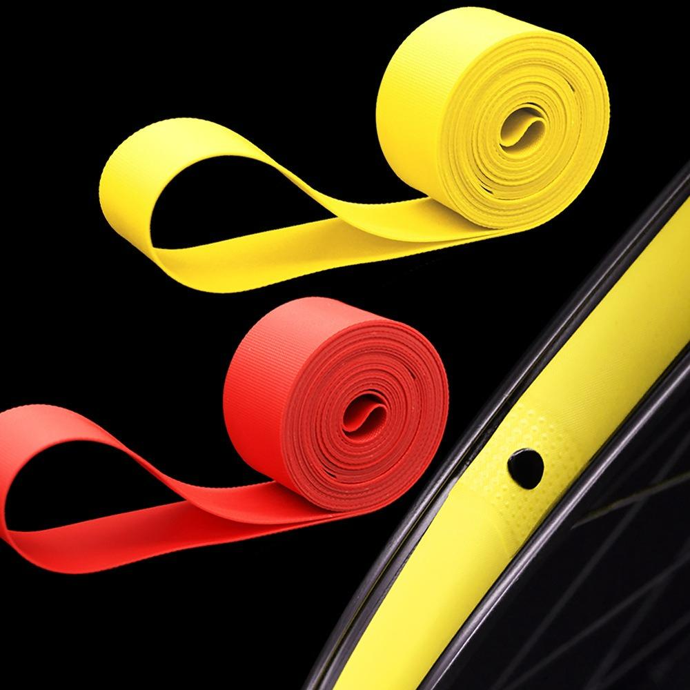 1 Pcs Bicycle Tube Premium PVC Rim Tapes Strips MTB Mountain Bike Road Bike Folding Tire Liner Cover 26 27.5 29 700c Inch