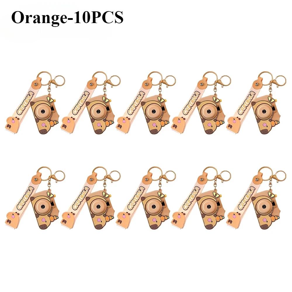 Capybara Projection Keychain Mini Camera Design Cute Animal Key Chain Bag Accessory Creative Gift for Friends Party Favor