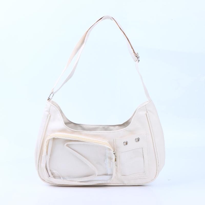 Market-6 Harajuku Schoudertas Dames Koreaanse Transparante Ita Tas School Crossbody Tas Vrouwelijke Japanse Ontwerper Preppy Handtas Portemonnee