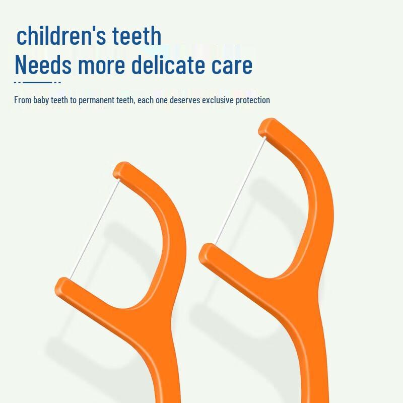 FAWNMUM Soft & Smooth Kids Dental Floss Picks