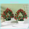 Fake Potted Plant 42 Heartshaped Fruit Bonsai Artificial Flower For Home Decor