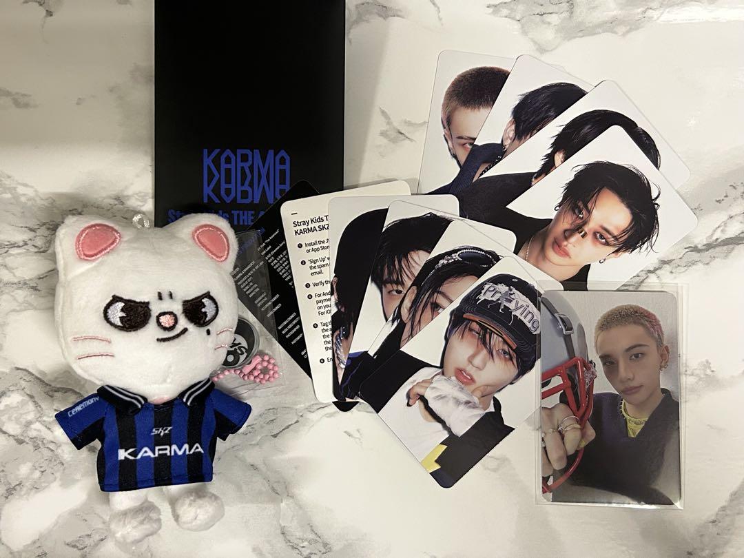 

[Б/У] KARMA SKZOO Genielet Stray Kids Хёнджин Брелок-карточка для трейдинга