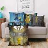 Game L-Little Nightmares Pillow Covers Cartoon Sofa Decorative Home Double-sided Printing Short Plush Cute Cushion Cover