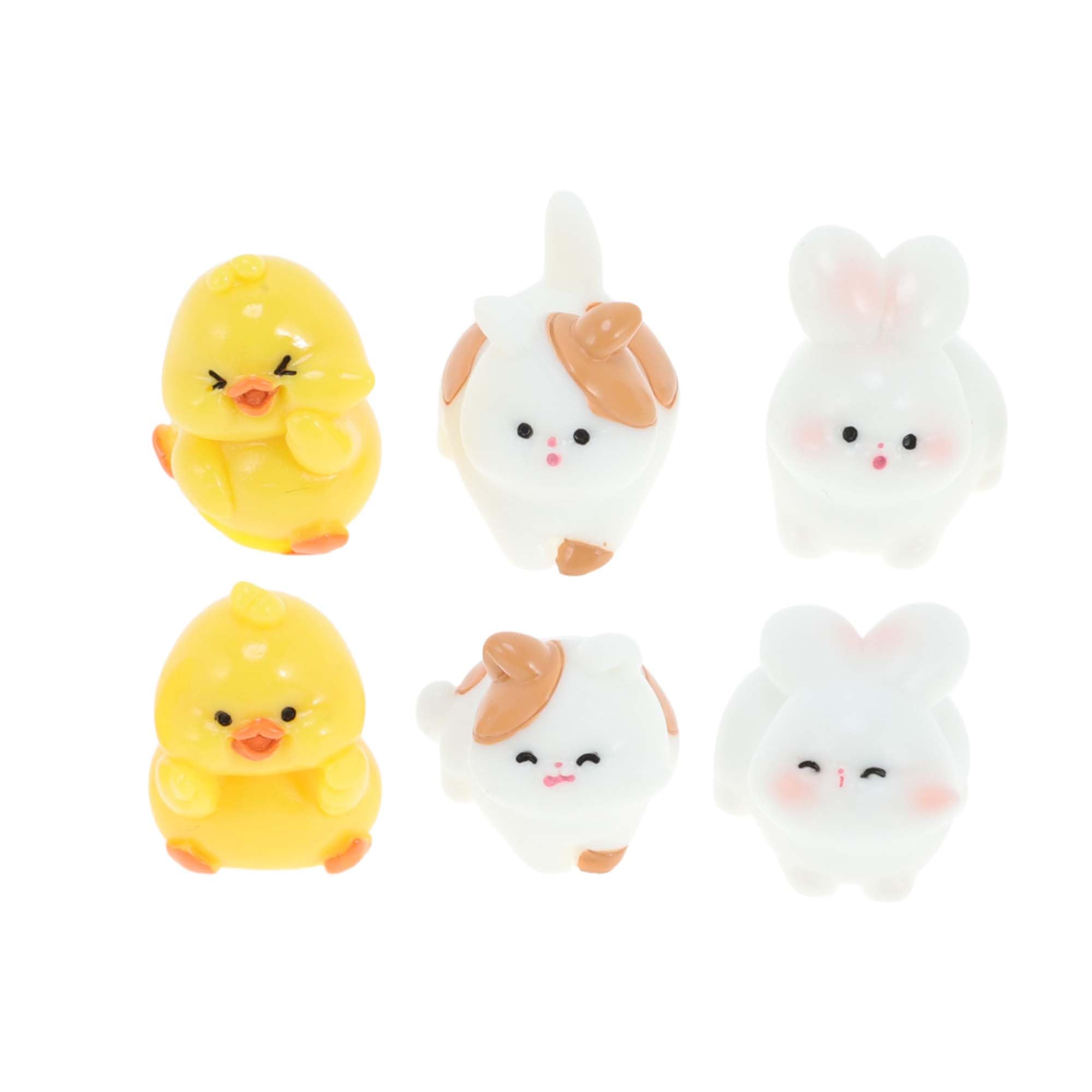 

RENEWREVITAL Miniature Set of Cute Animal DIY Car Bonsai Animals Ornaments, 6, Figurines, Desktop, Office, Decor, Gift, Landscape, Ornament,
