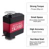 Hiwonder 20kg Dual Ball Bearing High Torque Full Metal Gear 180° Digital Servo with Aluminum Case, Metal Servo Horn, and Metal Bracket for Robots