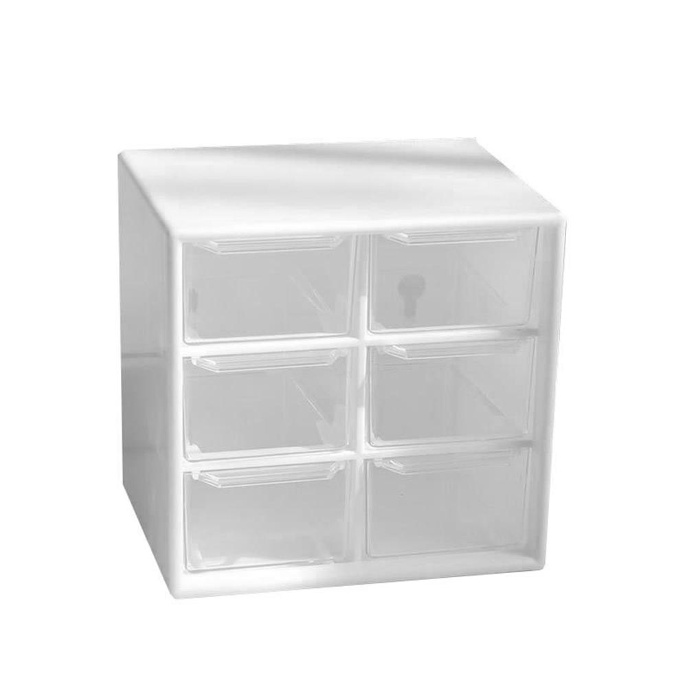 

Настольные 9-ячеечные ящики для хранения Маленький ящик с перегородками Студенческий стол Настенный органайзер для мелочей Коробка для мини-ящиков белый