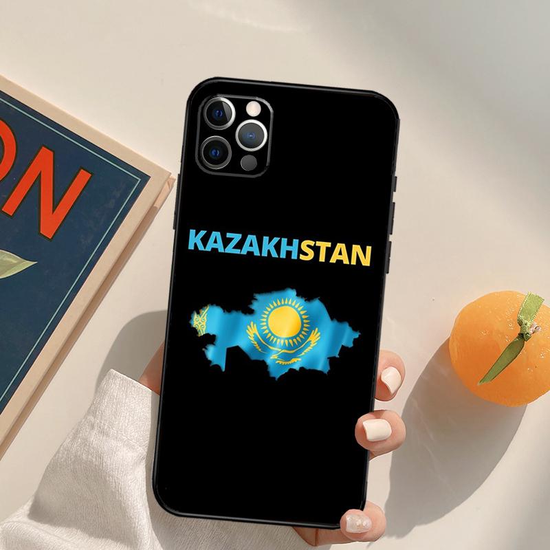 Kazakhstan Flag Art Case For iPhone 13 12 Mini SE 2020 SE 2022 6S 7 8 Plus X XR XS Max 11 12 13 Pro Max Capa