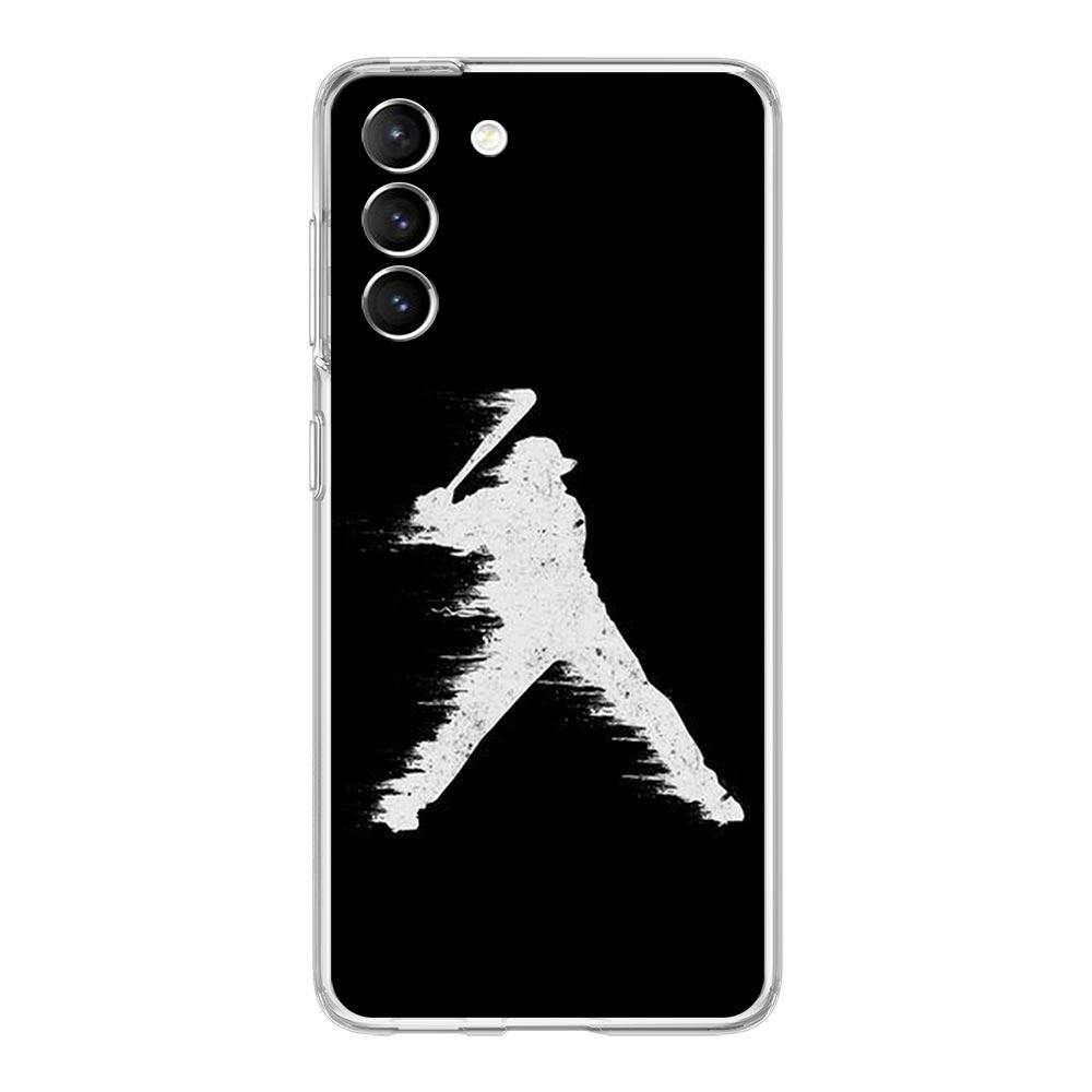 Baseball Clear Silicone Phone Case For Samsung Galaxy S23 S22 5G S20 Ultra S21 FE 5G S10E S9 S8 S10 Plus Soft Shockproof Cover