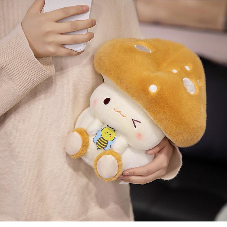 Internet Celebrity Mushroom Plush Toy - Cute Shiitake Doll Gift