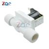 G1/2" Normálně zavřený plastový vodní solenoidový ventil 110V 220V AC 12V DC Průtokový spínač 0,02~0,8 Mpa
