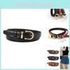 Retro Chic Women's Casual Thin Belt In Black For Effortless Style With Any Outfit