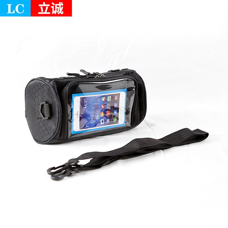 Electric Bike  Bicycle Storage Bag Handlebar Mount Front Mounted Hanging Pouch with  Storage