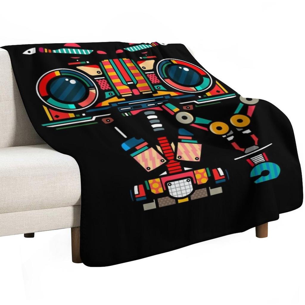 Johnny 5 (1) Throw Blanket Soft Comfort Blanket for Reading Watching TV