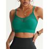 Women's 5 PCS Mesh Patchwork Sports Bra Strappy Cross Back Yoga Bralette