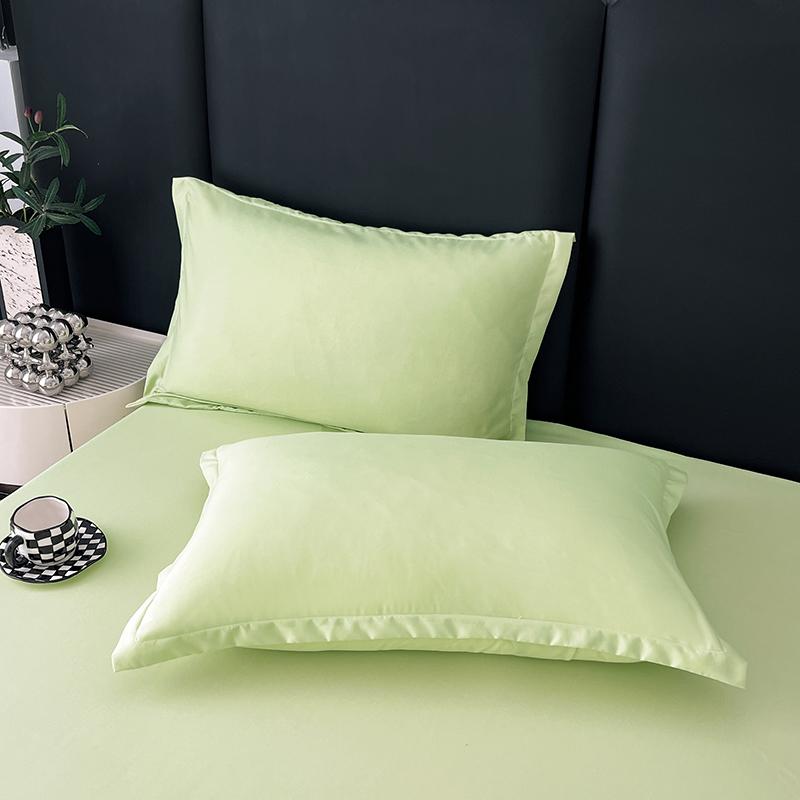 2pcs Pillowcase Decorative Cushion Cover Envelope Style White Gray Khaki Solid Color Home Body Pillow Case 48X74cm