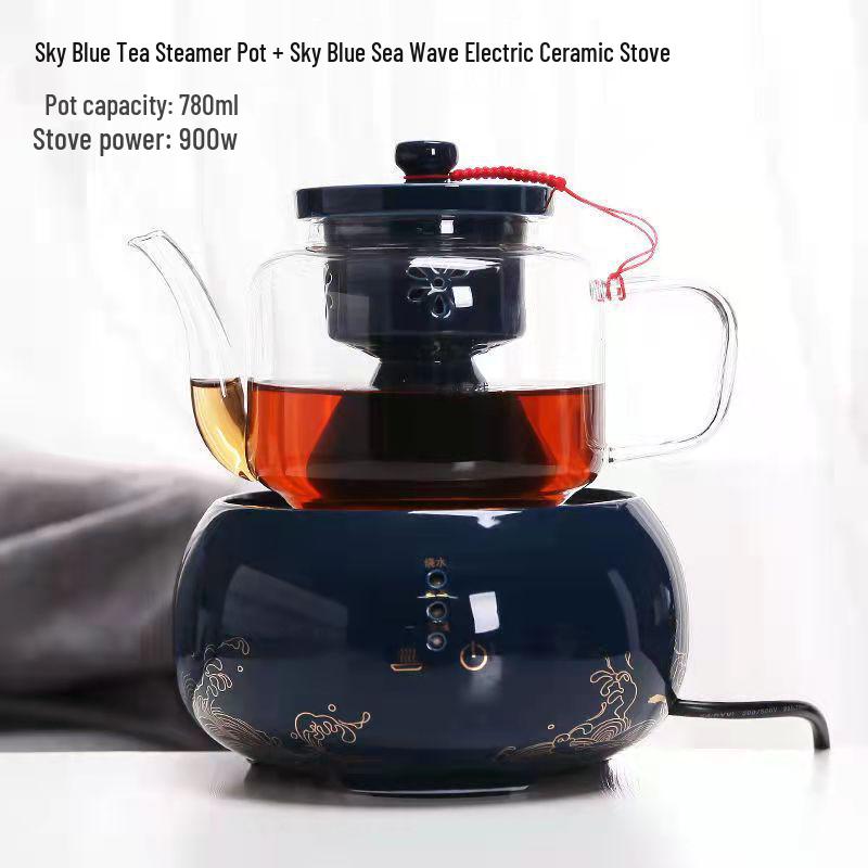 High-Temp Resistant Electric Ceramic Tea Stove with Thickened Silicon Glass & Touch Control