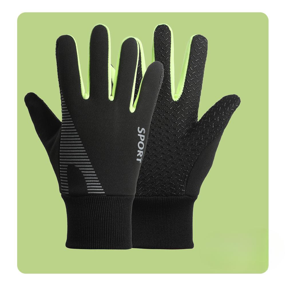 

Children s Cycling Gloves for Boys Windproof and Waterproof Plus Velvet Warm Winter Cold Proof Full Finger Touch Screen Cycling Warm Gloves M
