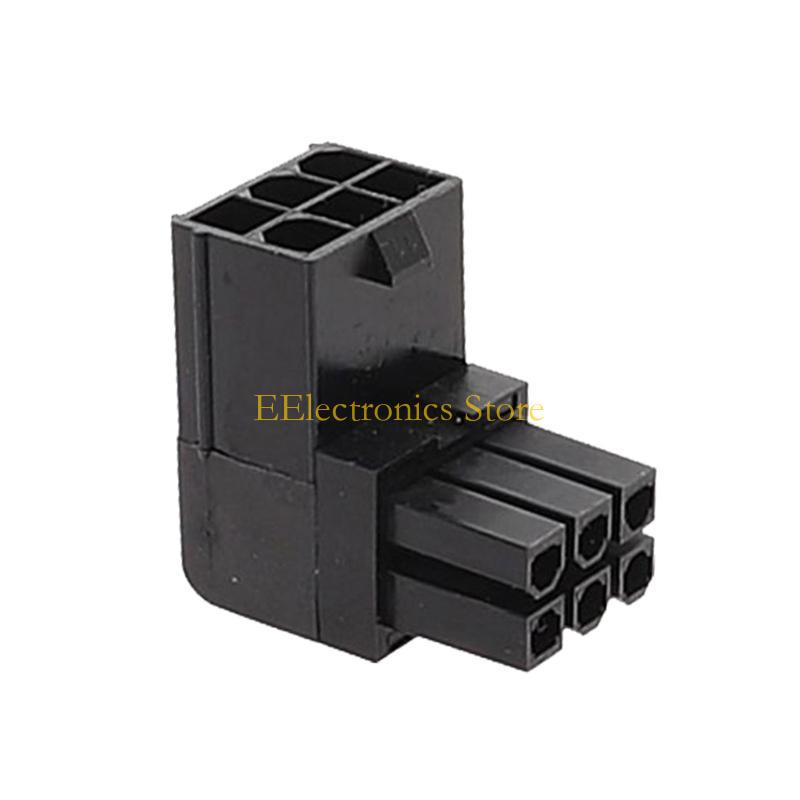 B03C 6pin Adapters Graphics Card Connectors 90° Graphics Card Elbow Replacement