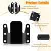 4/8 Pcs Universal Sectional Sofa Interlocking,Heavy Duty Sectional Couch Connectors,Sofa Connector Bracket Hardware,Frame Hook