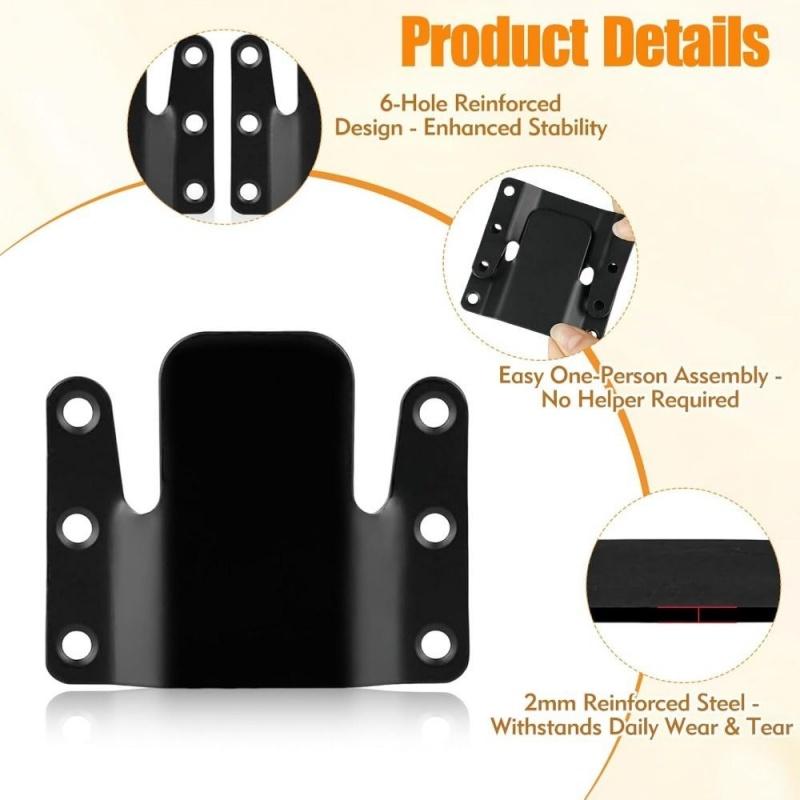4/8 Pcs Universal Sectional Sofa Interlocking,Heavy Duty Sectional Couch Connectors,Sofa Connector Bracket Hardware,Frame Hook