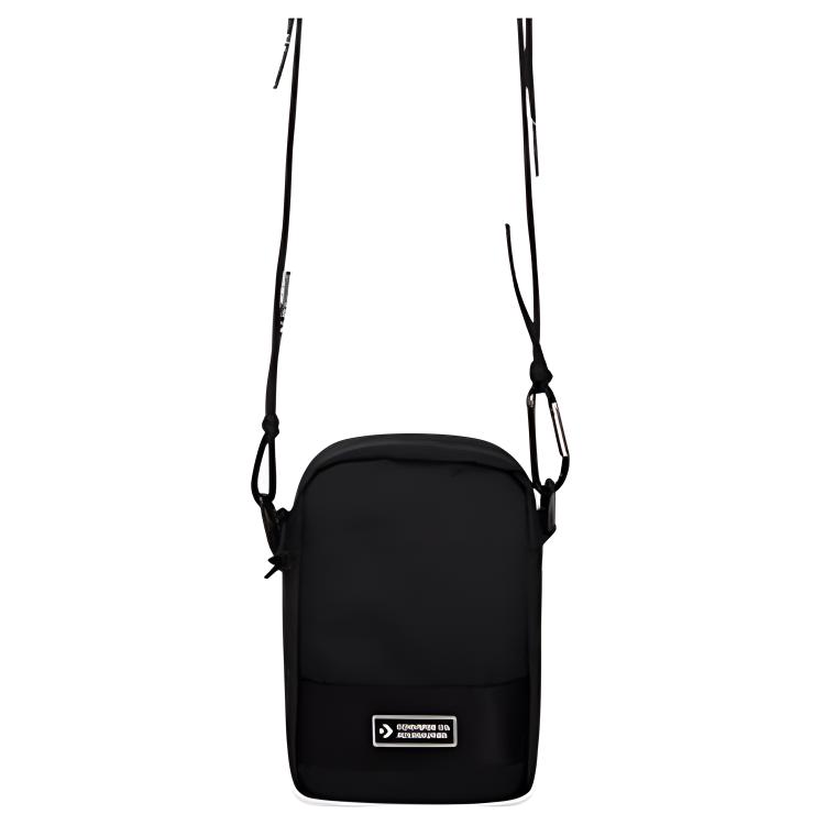 

Converse Casual Letter Print Zipper Crossbody Bag Unisex bags Black 10022103-A01 Black