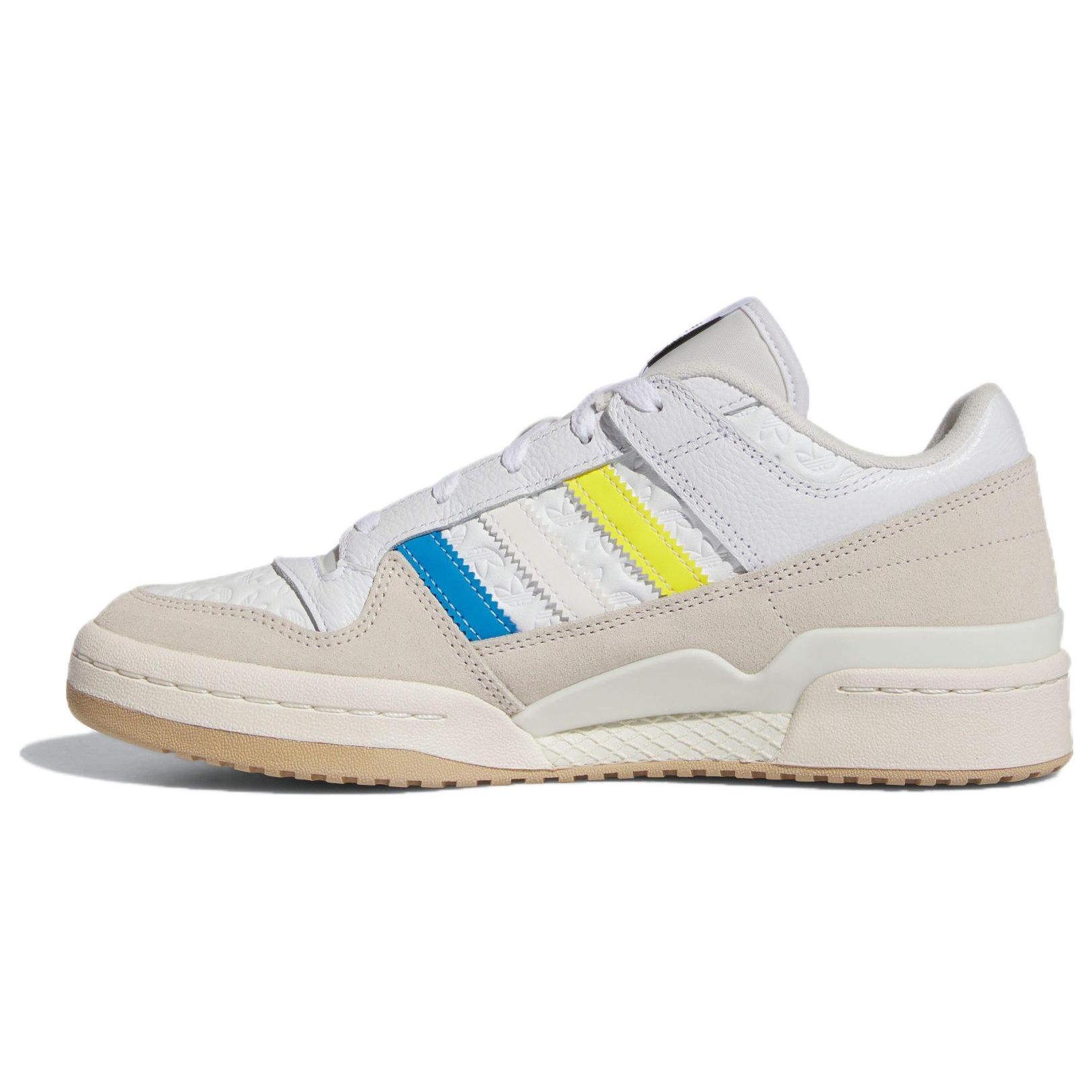 adidas Originals Forum Low Patchwork Yellow Blue White Men s ID7962 EU 41⅓