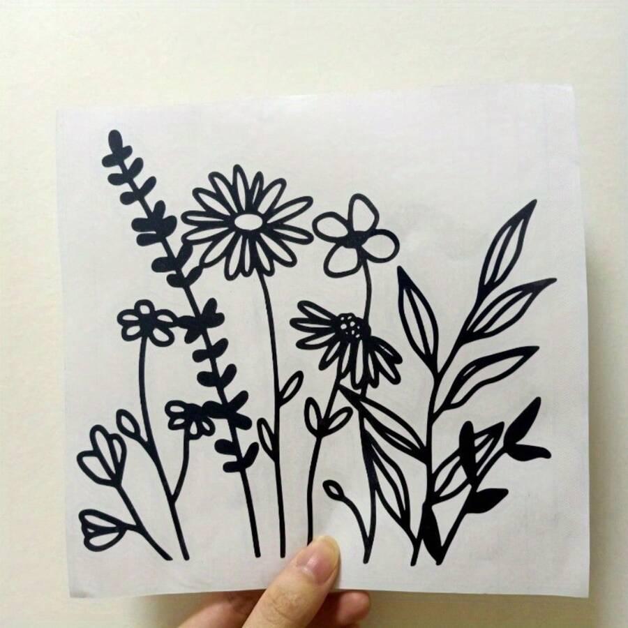 2026 S3741 Waterproof Plant Design Car Sticker