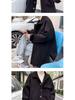 Men's Mid-Length Woolen Coat: Casual, Trendy, Oversized High-End Winter and Autumn Windbreaker.