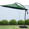 Sunshade Parasol Outdoor Banana-Shaped Patio Large Promotional Market Stall Beach Umbrella Base Satin Vinyl Alloy Sun Protection