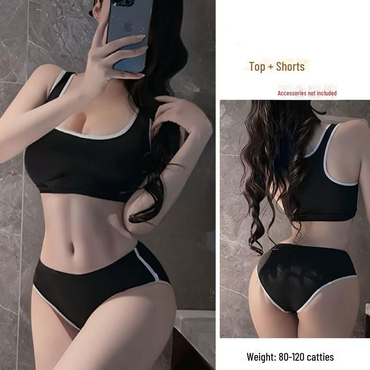 

Manyu Pure Desire Женский сексуальный гимнастический костюм в спортивном стиле для улицы 1174 One Size