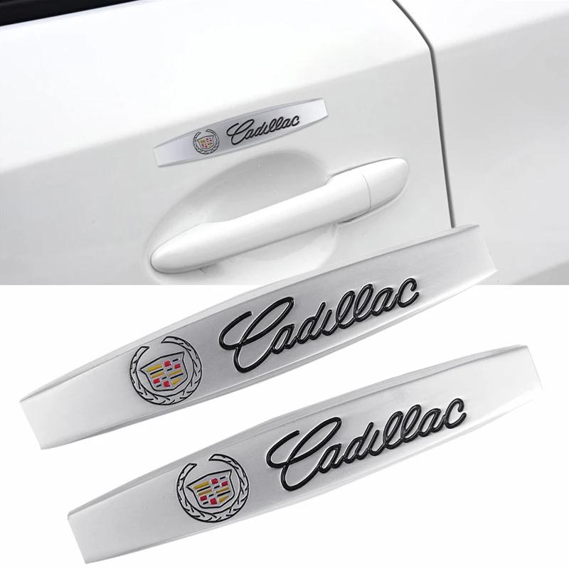 Car Door Side Stickers Protection Badge For Cadillac Escalade CTS ATS SRX Deville BLS XT4 XT5 XT6 STS XTS SLR XLR CT4 CT5 CT6