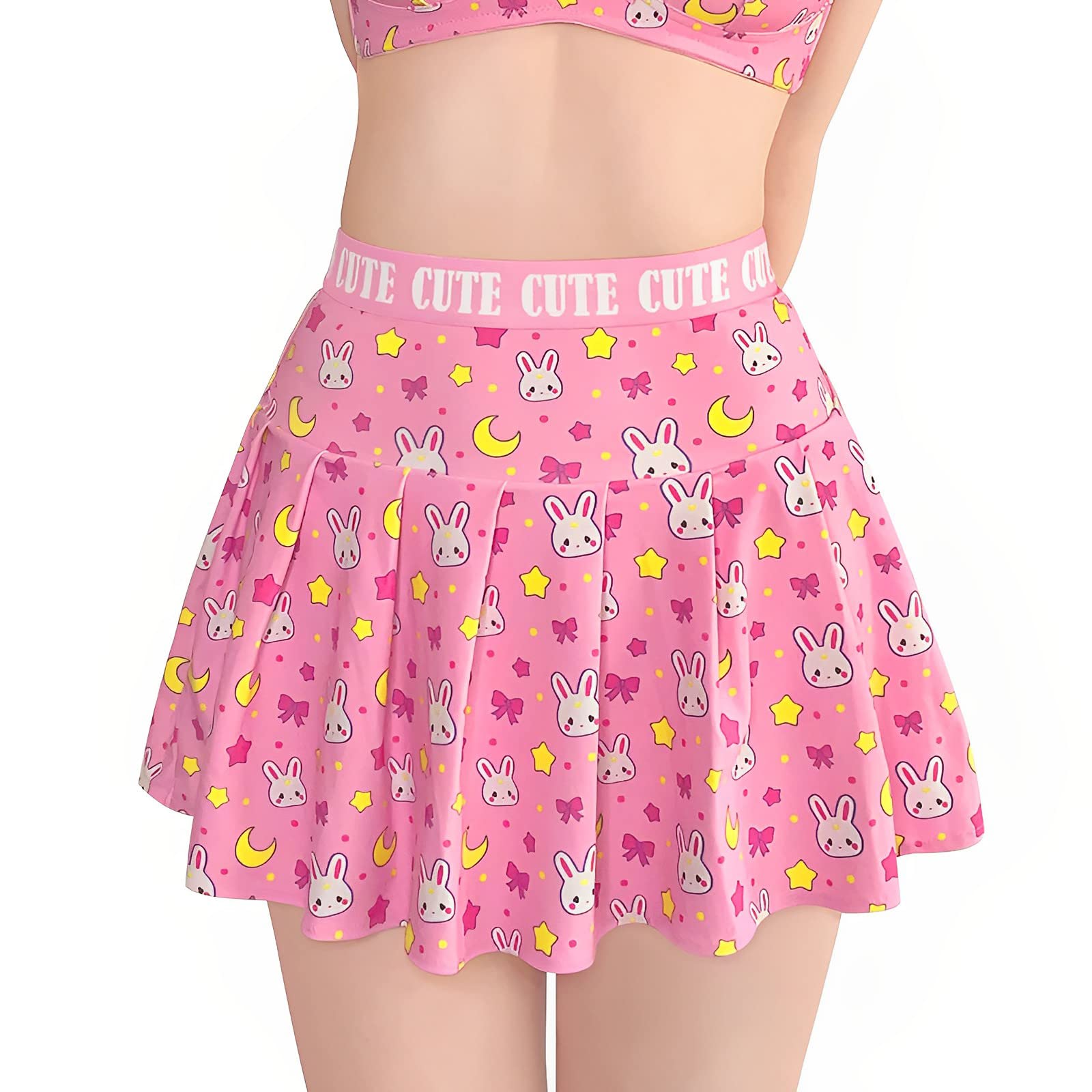 

[LittleForBig] Женское платье [Узор Лунный кролик] Мини-юбка, Размер S