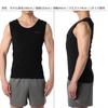 Colantotte MAG Tank Size Compression Sports Top, Black, M, Sleeveless, Wear, Innerwear, Men's, Fitness,