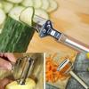 Stainless Steel Kitchen Accessories Multi-function Vegetable Peeler Cutter Potato Carrot Grater Fruit Vegetable Salad Tools
