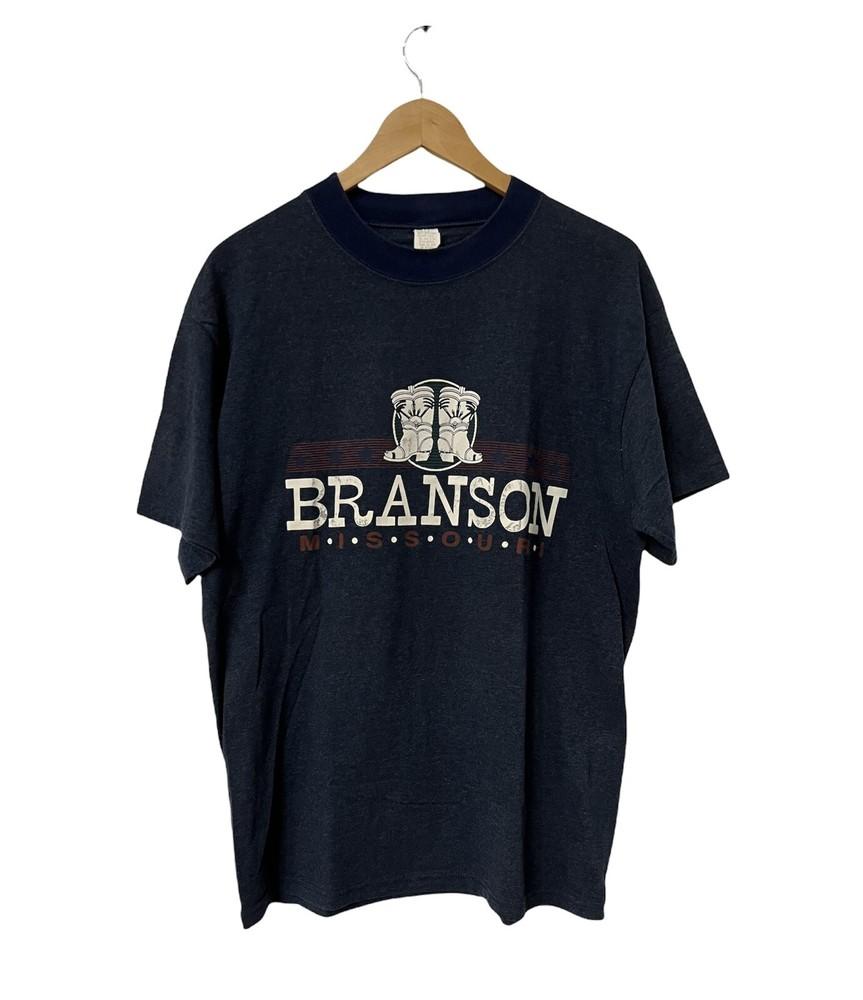 

Vintage 90s Branson Missouri Single Stitch Hipster Western Cowboy Boot Shirt USA Unisex T-Shirt XL