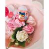 Bluen artificial flower random tiny pinky ring bouquet, pink, 1 piece, a popular character in Korea