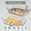 High-Temperature Resistant Rectangular Borosilicate Glass Baking Dish