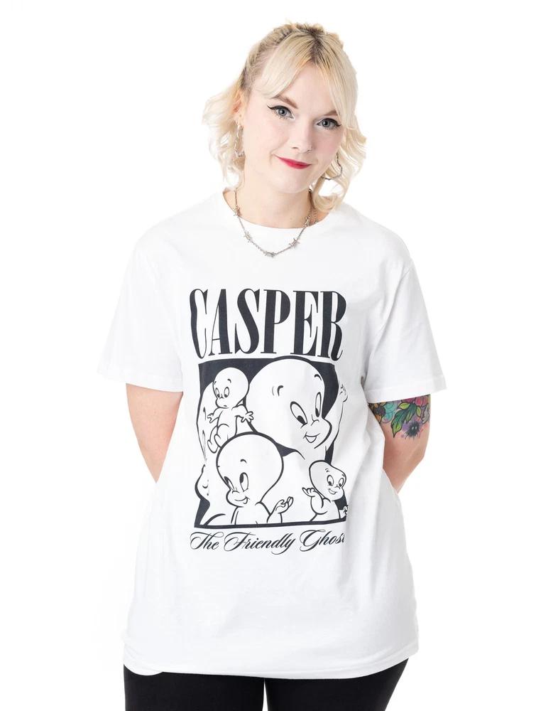 Casper Short Sleeved TShirt Unisex White Official Merch S